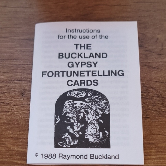 Vtg SEALED 1988 Raymond Buckland Gypsy Fortunetelling Deck Llewellyn Rare OOP - Picture 6 of 12